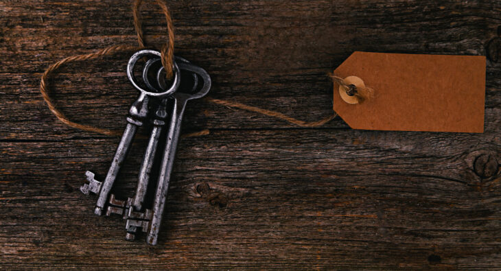 Estetické věšáky na klíče